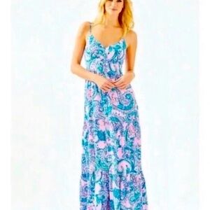 Lilly Pulitzer Melody Maxi Dress – NWT Size 2
pink tropics tint Tangerine Dream.